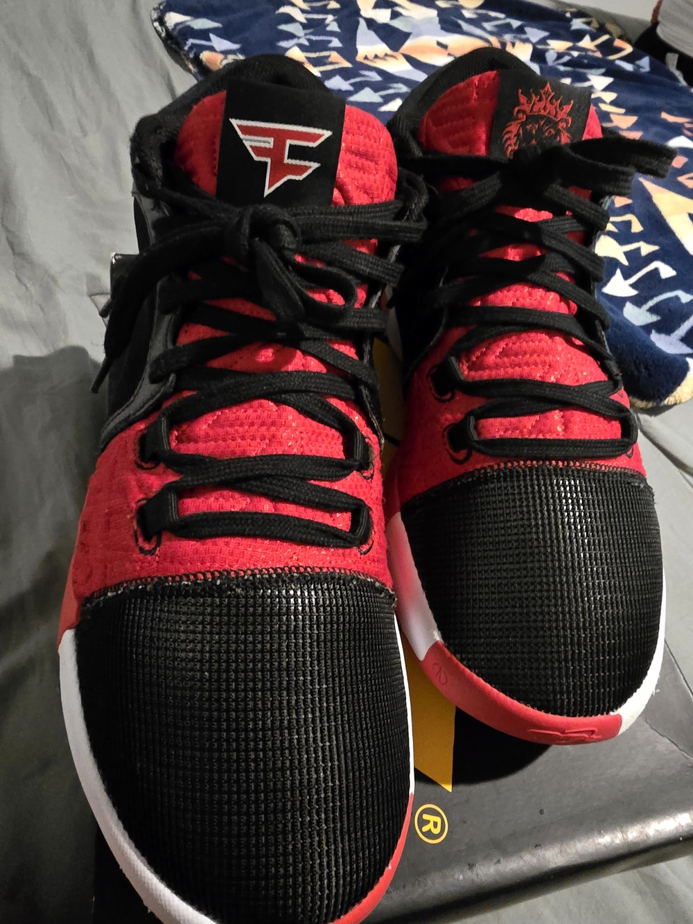 Nike LeBron Witness 8 Faze Black Red Basketball Sneakers Men’s Size 11.5